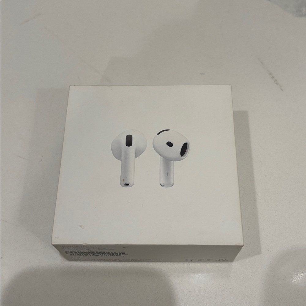 Apple AirPods 4 with Wireless Charging Case - White